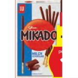 LU Mikado Vollmilch oder Zartbitter HOFER 75 Gramm 1 Packung