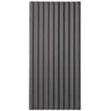 PVC-Wellplatte, schwarz 455758 HELLWEG 1 Stück