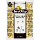 McCain FOOD SERVICES Fry´n Dip Skin On, Preisangabe ohne MwSt. (Preis inkl. MwSt. 8,24 €), METRO 2.50 Kilogramm 1 Packung