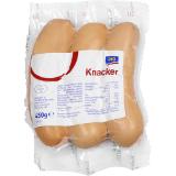aro  Knacker, Preisangabe ohne MwSt. (Preis inkl. MwSt. 3,80 €), METRO 150 Gramm 1 Packung