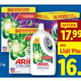 Ariel Pods, Flüssig- oder Pulverwaschmittel versch. Sorten Lidl APP Preis 1 Stück