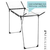 Promotion Bild von Leifheit Standtrockner „Pegasus 150 Solid Black“ 532095 HELLWEG 1 Stück