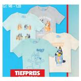 Bluey Kleinkinder-/Kinder-T-Shirt Lizenz, Doppelpkg. HOFER 1 Stück