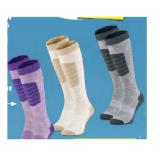 Crane Damen-/Herren-Skisocken HOFER 1 Paar