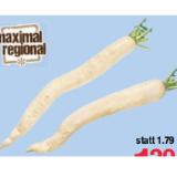 Eferdinger Rettich weiß, lang Maximarkt 1 Stück