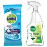 Dettol Allzweck-Reinigungstücher od. Desinfektion/Hygiene-Reiniger Lidl APP Preis 1 Stück