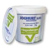 Hiegesberger Joghurt natur Unimarkt 1 Kilogramm 1 Packung