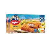 iglo Dorsch natur oder paniert, Dorsch in Knusperbrösel, Zander Naturfilets, Premium Atlantik Lachs, Forelle Naturfilets oder ASC Goldbrasse INTERSPAR 1 Packung