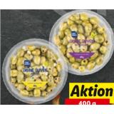 Promotion Bild von Chef Select Oliven mit Knoblauch oder Käse Lidl 400 Gramm 1 Packung