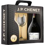 J.P. Chenet Reserve Merlot - Cabernet inkl. 2 Gläser, Preisangabe ohne MwSt. (Preis inkl. MwSt. 11,99 €), METRO 0.75 Liter 1 Packung