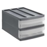 Rotho Schubladenboxen Systemix A4 2 Schübe 25,5 cm PAGRO 1 Stück