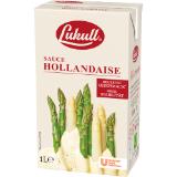Lukull Sauce Hollandaise, Preisangabe ohne MwSt. (Preis inkl. MwSt. 8,79 €), METRO 1 Liter 1 Packung