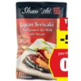 Shan’shi Fertigsauce für Wok Sweet China oder Teriyaki HOFER 120 Gramm 1 Packung