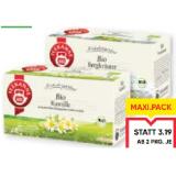 Teekanne Kräutergarten Bio-Tee versch. Sorten Maximarkt 1 Packung