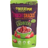 NutriPur Fruchtsnacks Erdbeer, Preisangabe ohne MwSt. (Preis inkl. MwSt. 21,99 €), METRO 300 Gramm 1 Packung