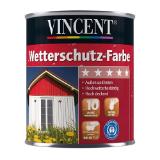 Bild von VINCENT Wetterschutz-Farbe 496468 HELLWEG 2.50 Liter 1 Dose