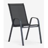 Promotion Bild von Stapelstuhl LEKNES schwarz 3786940 JYSK 1 Stück