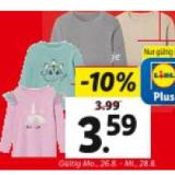 Lupilu/Pepperts Kinder Langarmshirt Lidl Plus Vorteilspreis 1 Stück