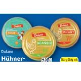Dulano Hühneraufstrich versch. Sorten Lidl APP Preis 95 Gramm 1 Dose