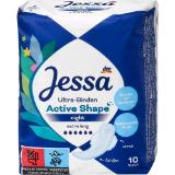 Bild von Jessa Ultra-Binden Active Shape night dm 10 Stück 1 Packung