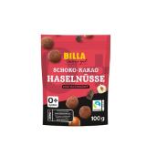 BILLA immer gut Zero+ schokolierte Nüsse, div. Sorten BILLA 100 Gramm 1 Packung