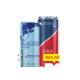 Red Bull Energy, Sugarfree, Zero, Editions oder The ORGANICS by Red Bull verschiedene Sorten und jetzt nur für kurze Zeit: Glacier Edition Maximarkt 1 Dose