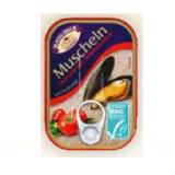 Mayflower Muscheln ASC div. Sorten BILLA 115 Gramm 1 Dose