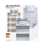 Novitesse Flanell Bettwäsche Gr. 140 x 200 cm + 70 x 90 cm HOFER 1 Set