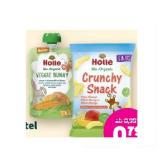 Holle Bio-Snacks oder -Quetschbeutel verschiedene Sorten Denns BioMarkt 1 Stück