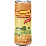 Frucade Orangenfruchtsaftlimonade od. Gröbi Orange-Maracuja Zuckerfrei, Preisangabe ohne MwSt. (Preis inkl. MwSt. 0,71 €), METRO 0.33 Liter 1 Dose