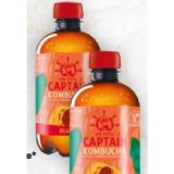 The GUTsy Captain Kombucha Pfirsich od. Ingwer-Zitrone BILLA PLUS 0.40 Liter 1 Flasche