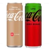 Coca Cola Lime zero, Vanilla oder Lemon Zero Sutterlüty 330 Milliliter 1 Dose