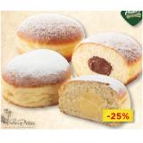 KuchenPeter Vanillekrapfen oder Haubis Nougatkrapfen Unimarkt 1 Stück