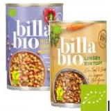 BILLA Bio Linsen- oder Kichererbseneintopf Sutterlüty 400 Gramm 1 Dose