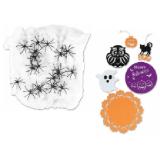 Livarno Home Spinnennetz/Halloween-Filzdekoration Verschiedene 10- bis 28-teilige Sets Lidl 1 Set