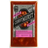 Stadionliebe Currywurst Chicken, Preisangabe ohne MwSt. (Preis inkl. MwSt. 39,59 €), METRO 3 Kilogramm 1 Packung