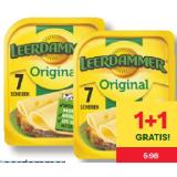 Leerdammer Käse Scheiben mild-würzig MPREIS 140 Gramm 1 Packung