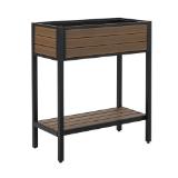 Dehner Balkonhochbeet ‘Houston’, Braun Dehner 1 Stück