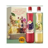 YO Sirup Rosenblüten und Ingwer/Zitrone inkl. Pumper im Original Pack INTERSPAR 0.70 Liter 2 Stück