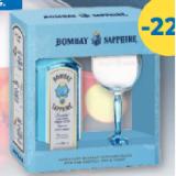Bombay Sapphire London Dry Gin mit Glas T&G 0.70 Liter 1 Set