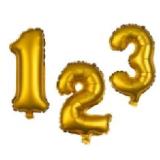 Promotion Bild von Folienballon, Zahlen 0-9 gold HEMA 1 Stück