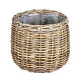 VAN DER LEEDEN Rattan-Topf Ø26/H24 Dehner 1 Stück