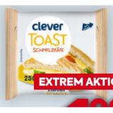 Clever Toast Schmelzkäse Scheiben BILLA 250 Gramm 1 Packung