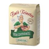 Fini’s Feinstes Mehl Universal, Glatt, Griffig, Roggen-, Roggenvollkornod. Weizenvollkornmehl BILLA 1 Kilogramm 1 Packung