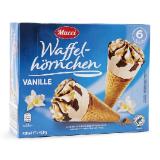 MUCCI Waffelhörnchen Vanille HOFER 720 Milliliter 1 Packung