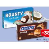 Promotion Bild von Snickers- oder Bounty Eis Unimarkt 1 Packung