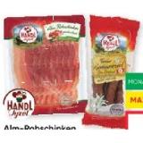 Handl Tyrol Alm-Rohschinken, Kaminwurzerl oder Kaminwurzerl scharf, Karreespeck, Bauchspeck, Almjause oder Speckwürfel Maximarkt 1 Packung