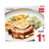 maxi.restaurant Gefüllter Kalbsrollbraten mit Biersaftl, Gemüse und Butterreis Maximarkt 1 Set