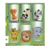 Promotion Bild von RITZENHOFF Kinder-Gläserset Afrikatiere oder Hoftiere Maximarkt 3 Stück 1 Set