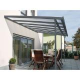 Gutta Terrassenüberdachung „Standard“, 400x300 cm anthrazit 248800 HELLWEG 1 Stück